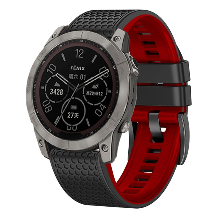 Super Fint Silikone Universal Rem passer til Smartwatch - Sort#serie_5