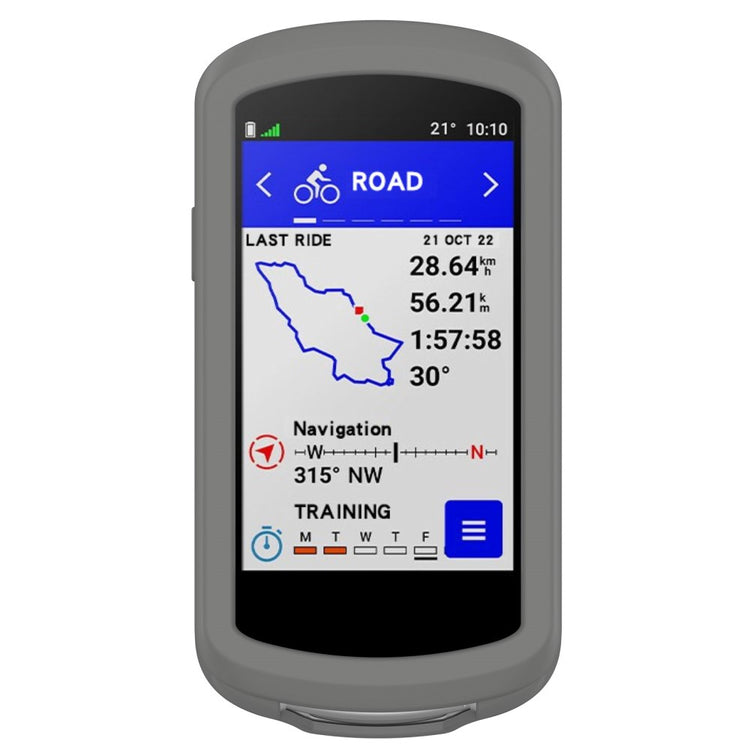 Fed Silikone Cover til Garmin Edge 1040 - Sølv#serie_7