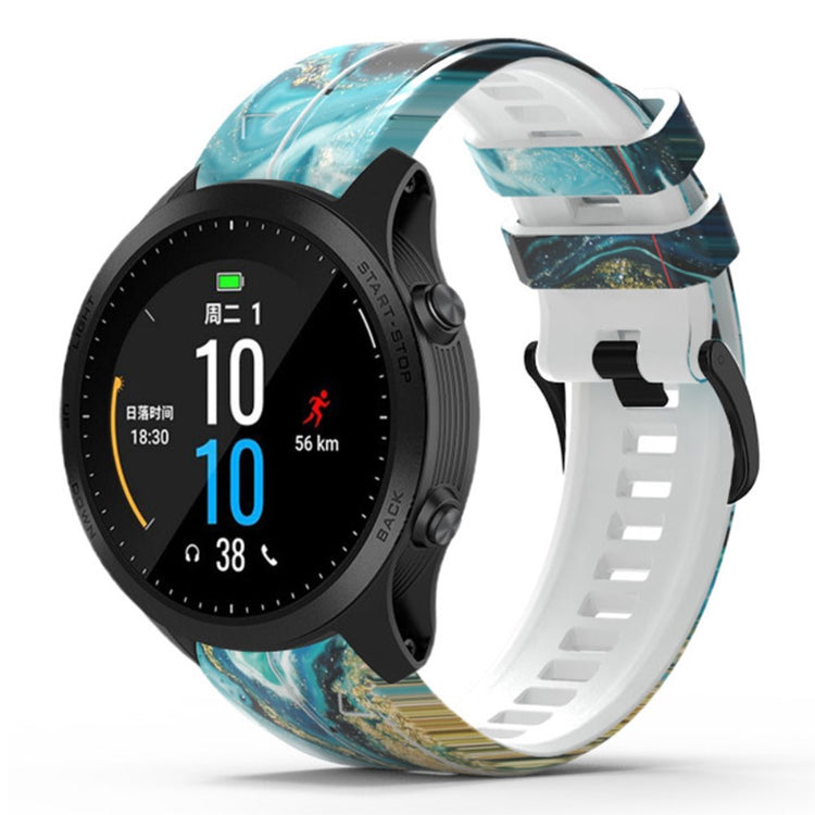 Smuk Silikone Universal Rem passer til Smartwatch - Blå#serie_3