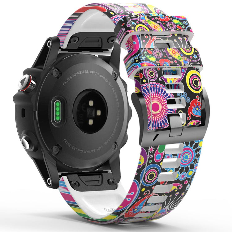 Smuk Silikone Universal Rem passer til Smartwatch - Flerfarvet#serie_6