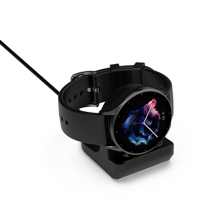 Silikone Holder passer til Amazfit Smartwatch - Sort#serie_1