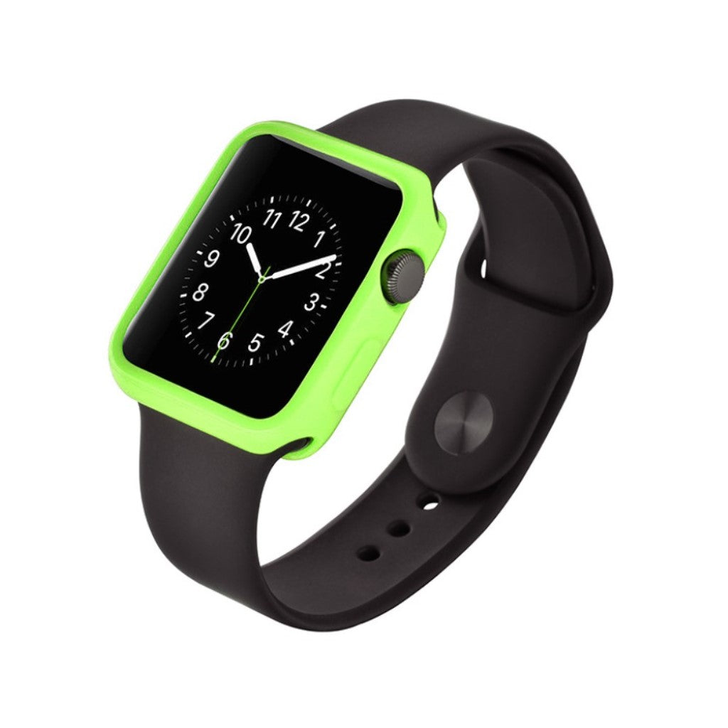 Skøn Apple Watch Series 1-3 38mm Plastik Rem - Grøn#serie_1