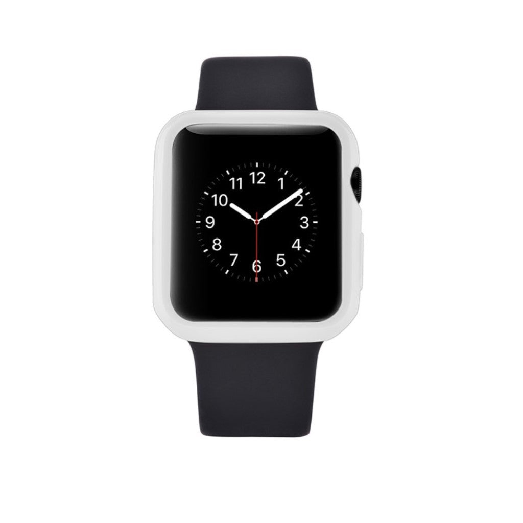 Skøn Apple Watch Series 1-3 38mm Plastik Rem - Hvid#serie_5