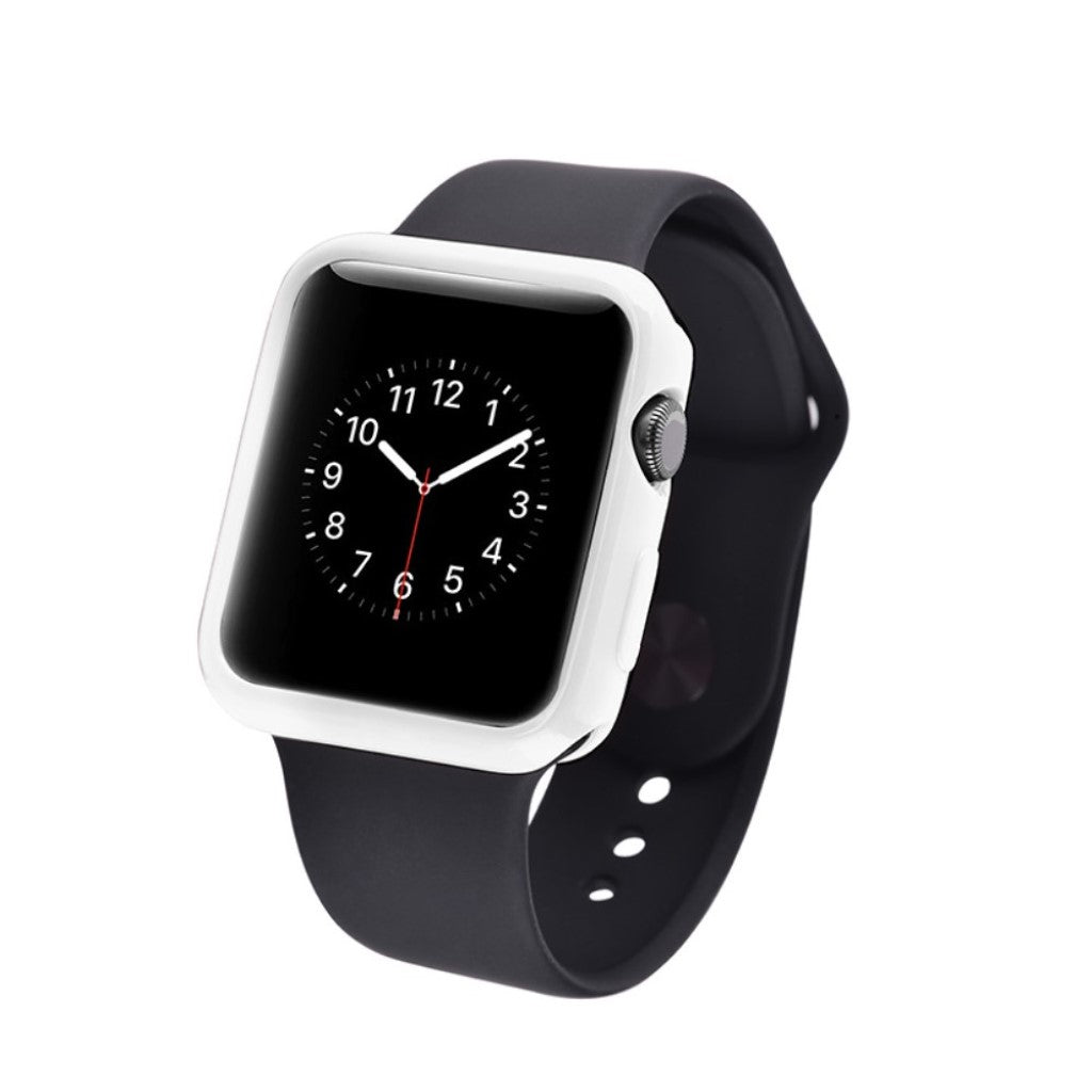 Skøn Apple Watch Series 1-3 38mm Plastik Rem - Hvid#serie_5
