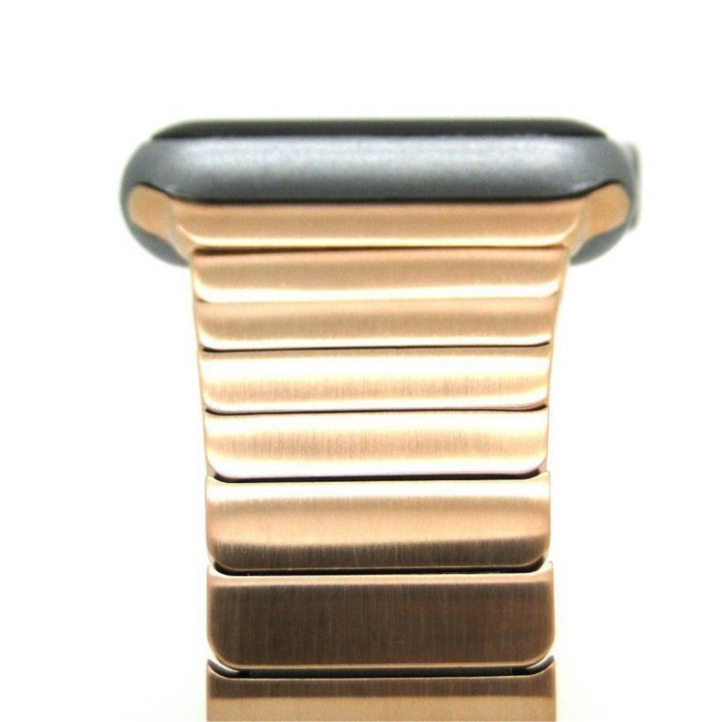 Rigtigt pænt Apple Watch Series 1-3 38mm Metal Rem - Pink#serie_2