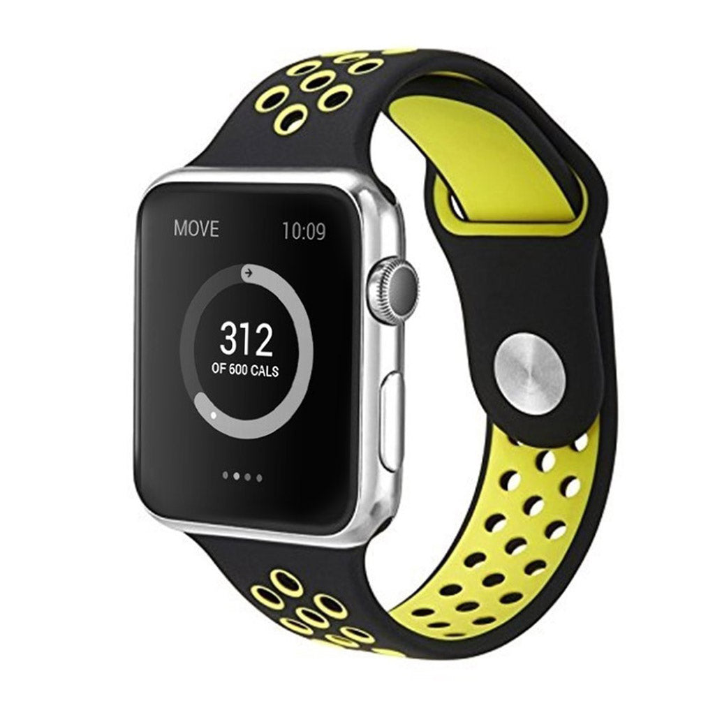 Super skΓΈn Apple Watch Series 1-3 38mm Silikone Rem - GrΓΈn#serie_1