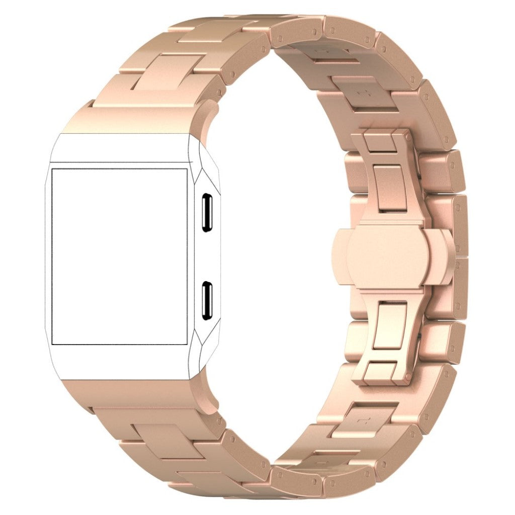Super flot Fitbit Ionic Metal Rem - Pink#serie_2