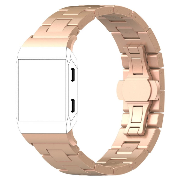 Super flot Fitbit Ionic Metal Rem - Pink#serie_2