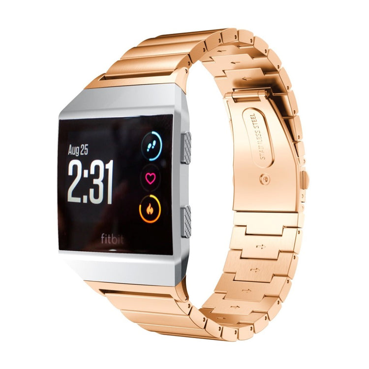 Rigtigt skøn Fitbit Ionic Metal Rem - Pink#serie_2