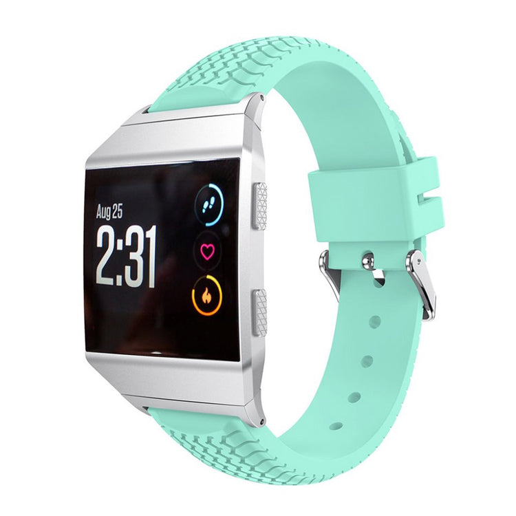 Vildt kønt Fitbit Ionic Silikone Rem - Grøn#serie_4