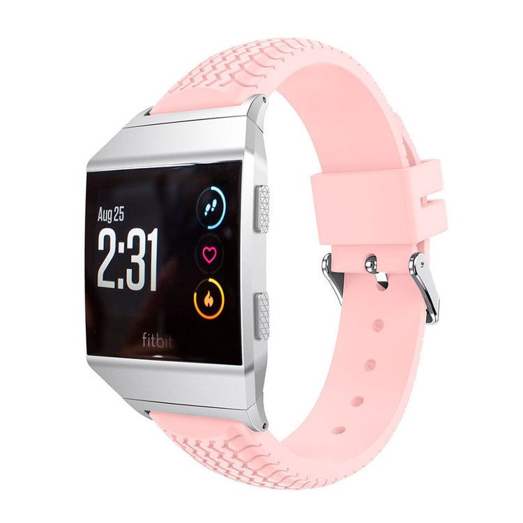 Vildt kønt Fitbit Ionic Silikone Rem - Pink#serie_6