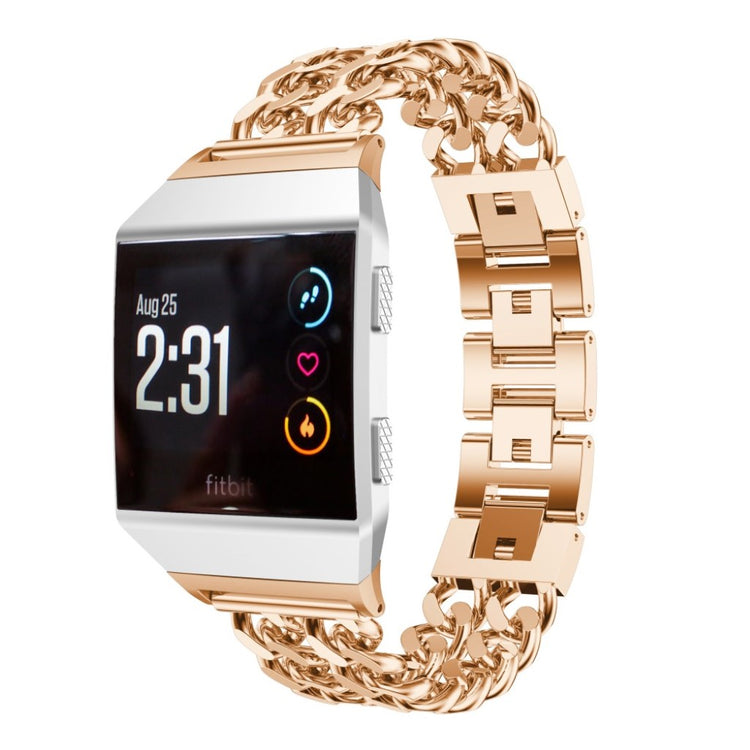 Super fint Fitbit Ionic Metal Rem - Pink#serie_2