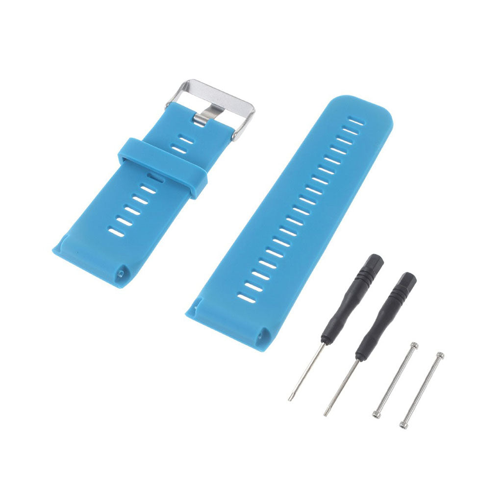 Holdbart Garmin Vivoactive HR Silikone Rem - BlΓ₯#serie_1