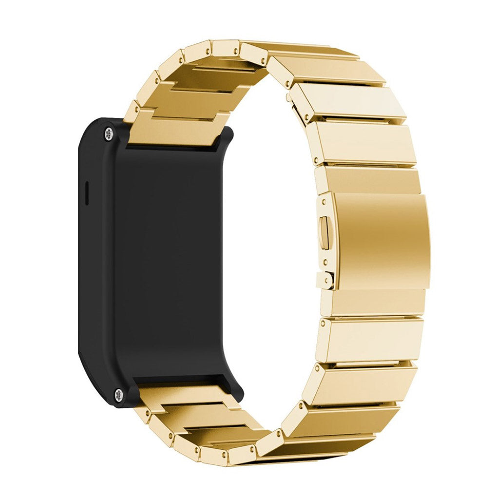 Vildt hΓ₯rdfΓΈr Garmin Vivoactive HR Metal Rem - Guld#serie_1