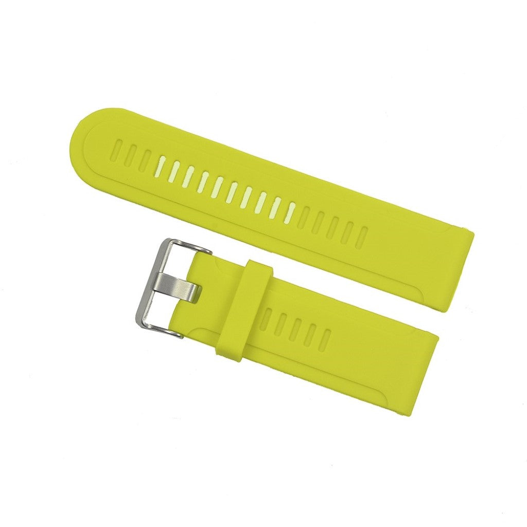Rigtigt skøn Garmin Fenix 3 Silikone Rem - Grøn#serie_1