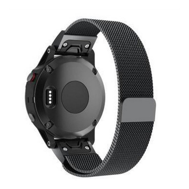 Helt vildt kønt Garmin Fenix 5S Metal Rem - Sort#serie_2