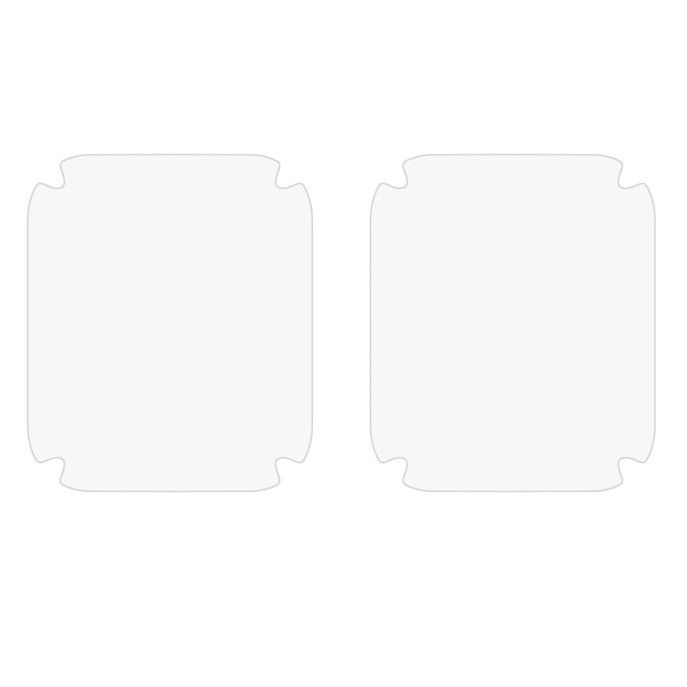 2stk Universal Apple Plastik  HD Skærmbeskytter - Gennemsigtig#serie_636