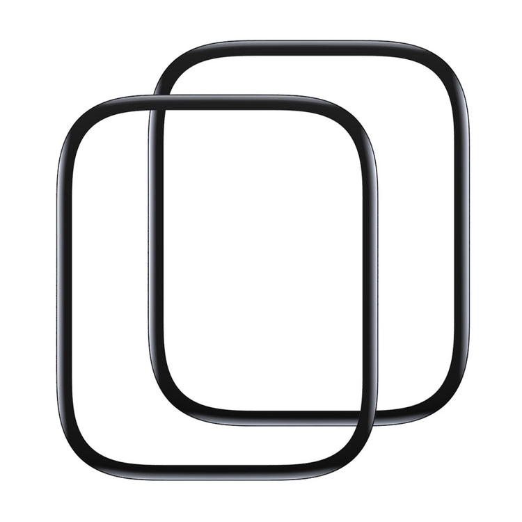 2stk Universal Apple Plastik  HD Skærmbeskytter - Sort#serie_639