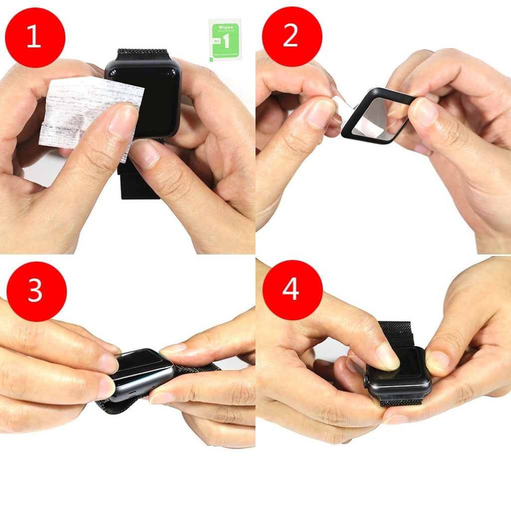 Apple Watch Series 4 40mm / Apple Watch 40mm Hærdet Glas Skærmbeskytter - Gennemsigtig#serie_205