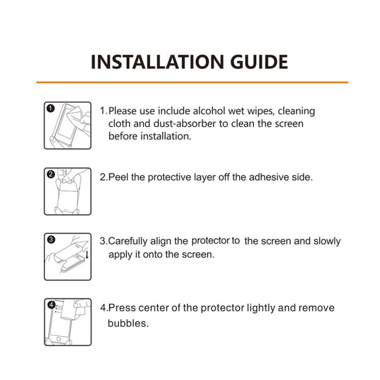 2stk Universal Apple Plastik Skærmbeskytter - Gennemsigtig#serie_293