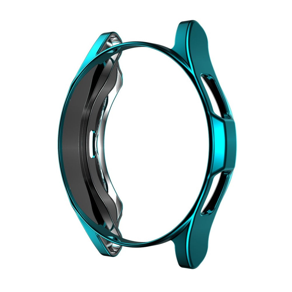 Beskyttende Samsung Galaxy Watch 4 Classic (46mm) Cover med Skærmbeskytter i Silikone og Hærdet Glas - Grøn#serie_4