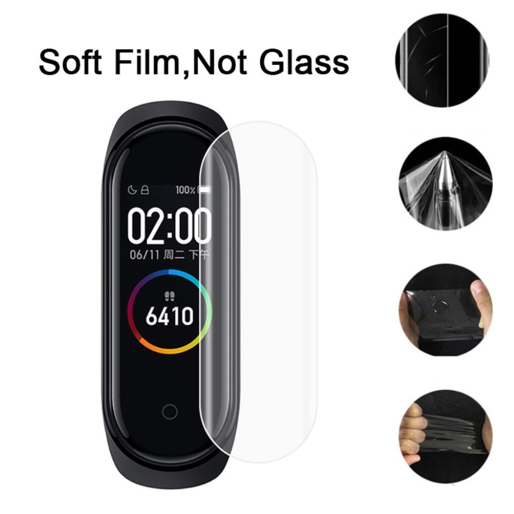 Xiaomi Mi Band 5 Plastik Skærmbeskytter - Gennemsigtig#serie_055