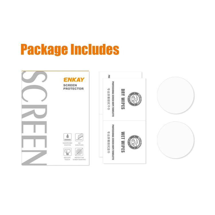 2stk Garmin Fenix 7X Hærdet Glas  9H Skærmbeskytter - Gennemsigtig#serie_157