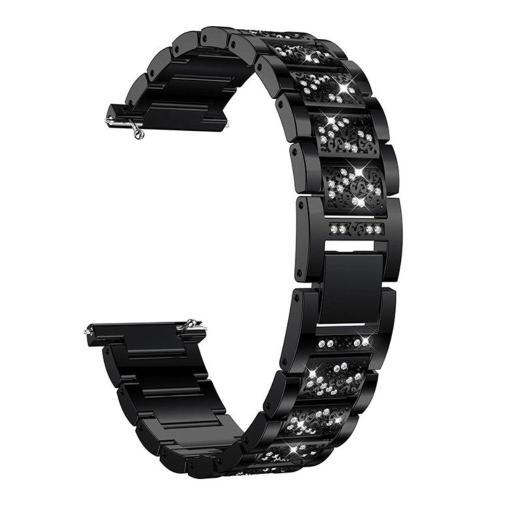 Huawei Watch GT / Samsung Gear S3 / Frontier 22mm dΓ©cor watch band - Black#serie_1