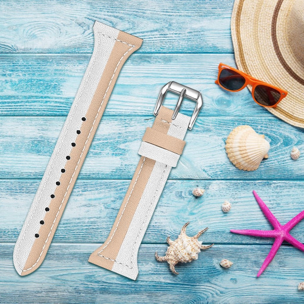 Vildt slidstærk Universal Ægte læder Rem - Hvid#serie_5