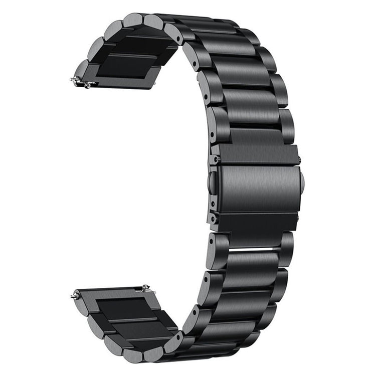 Huawei Watch GT 2  42mm / Withings Steel HR (40mm) / Garmin Forerunner 245 / 245 Music / Venu / Polar Ignite stainless steel watch band - Black#serie_1