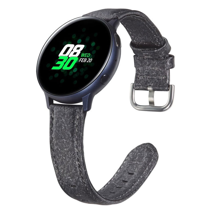 Universal cool leather watch band - Black#serie_1