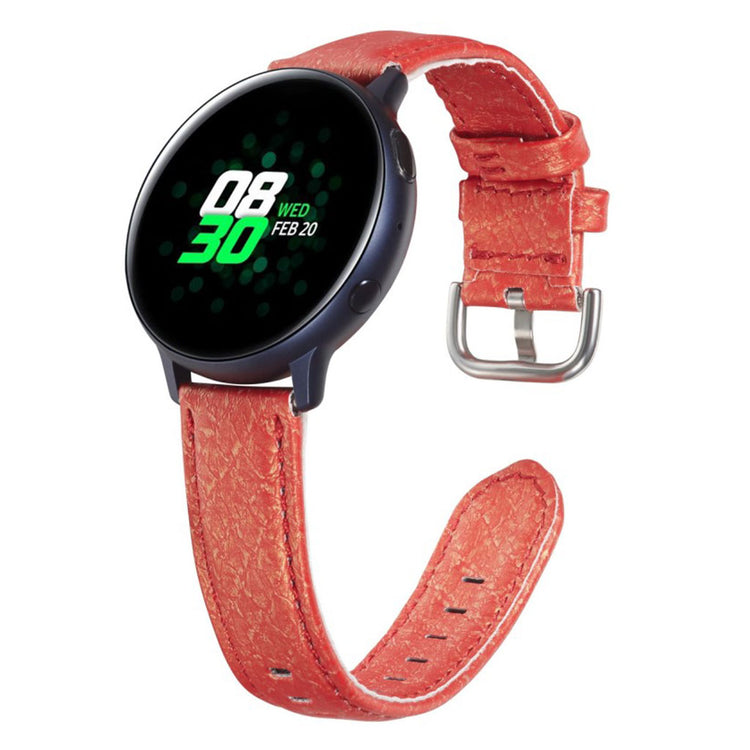 Universal simple leather watch band - Red#serie_2
