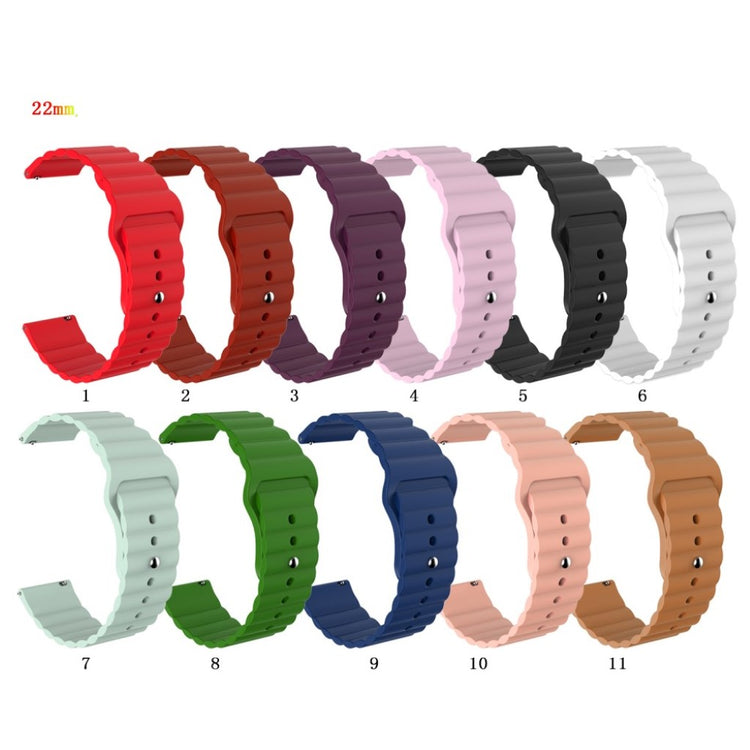 Meget smuk Universal Silikone Rem - Sort#serie_1