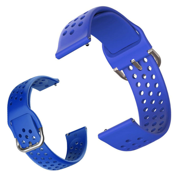 Silicone Watchband for Amazfit Youth and Huawei Watch GT 2 42mm - Blue#serie_12
