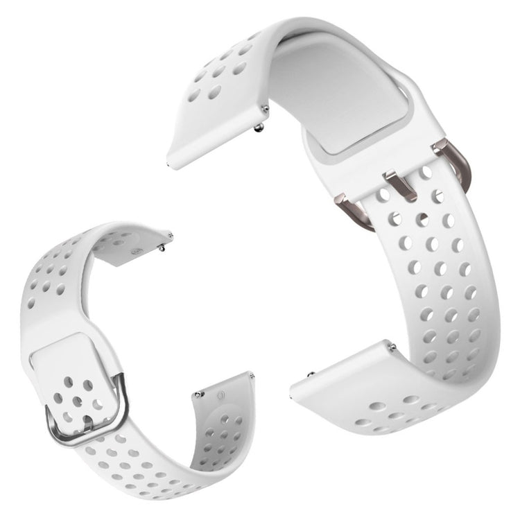 Silicone Watchband for Amazfit Youth and Huawei Watch GT 2 42mm - White#serie_2
