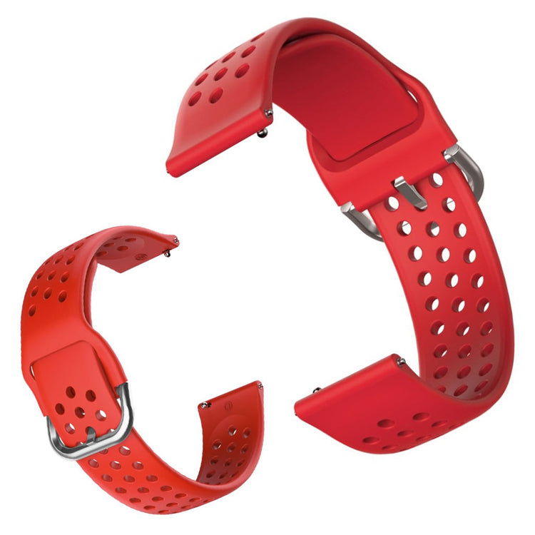 Silicone Watchband for Amazfit Youth and Huawei Watch GT 2 42mm - Red#serie_4