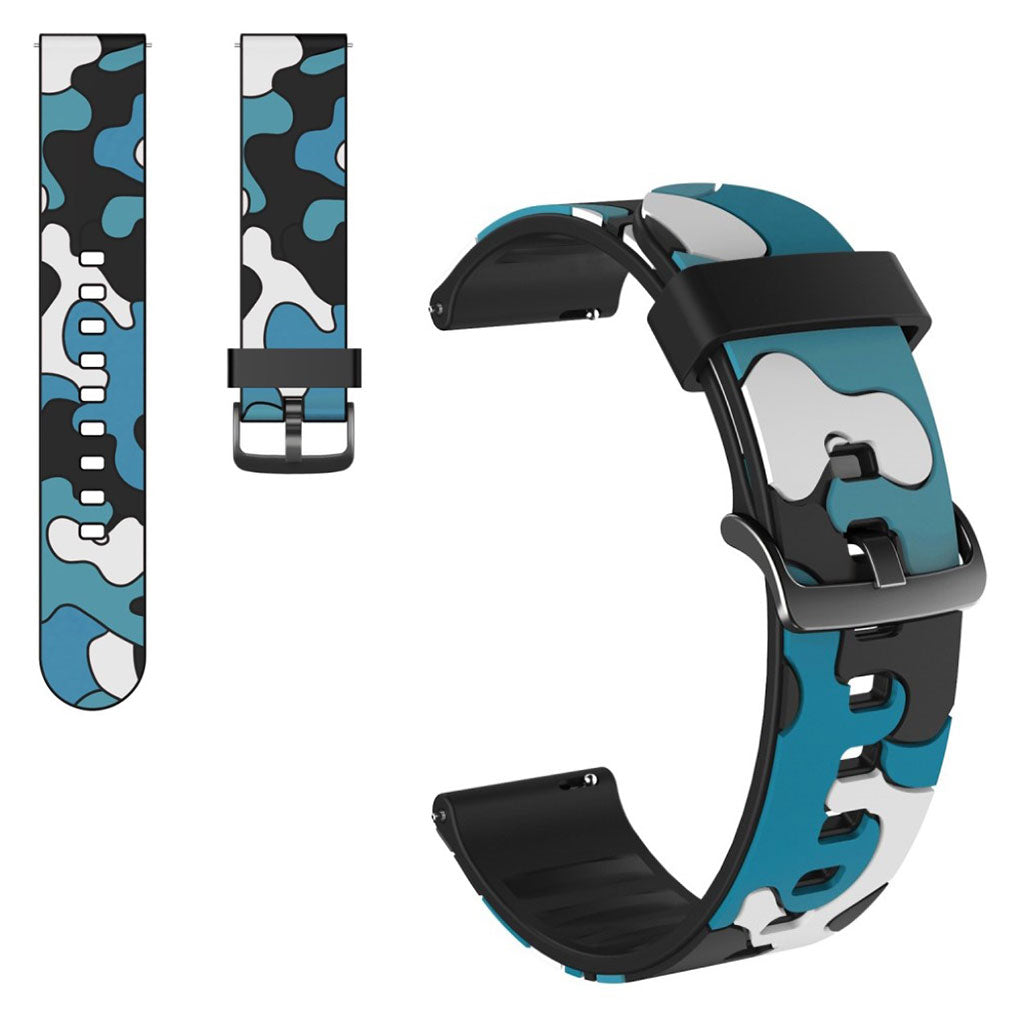 20mm Universal camouflage themed watch strap - Blue#serie_5