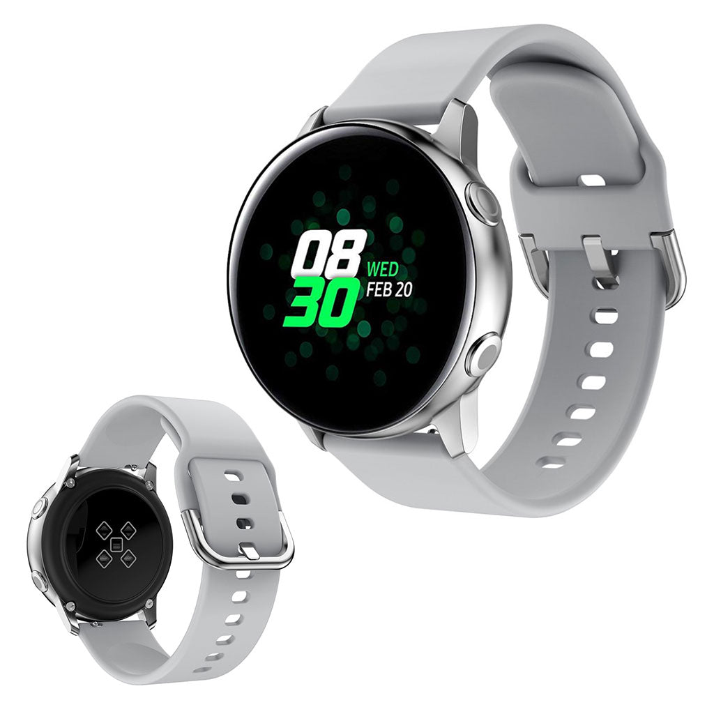 Silicone watch band for Amazfit GTS and Huawei Watch GT 2 42mm - Grey#serie_5