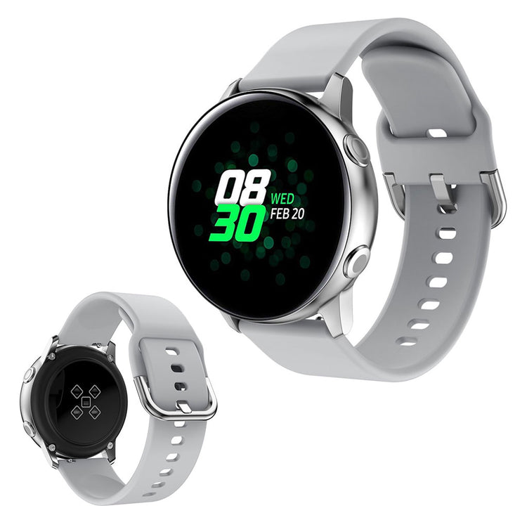 Silicone watch band for Amazfit GTS and Huawei Watch GT 2 42mm - Grey#serie_5