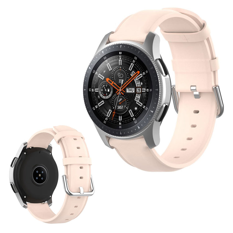 Genuine leather watch band for Samsung and Huawei watch - Pink#serie_3