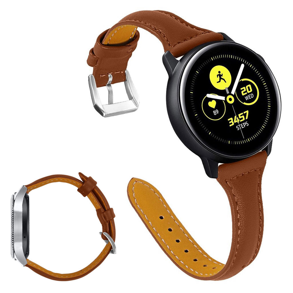 Universal genuine leather watch band - Brown#serie_7