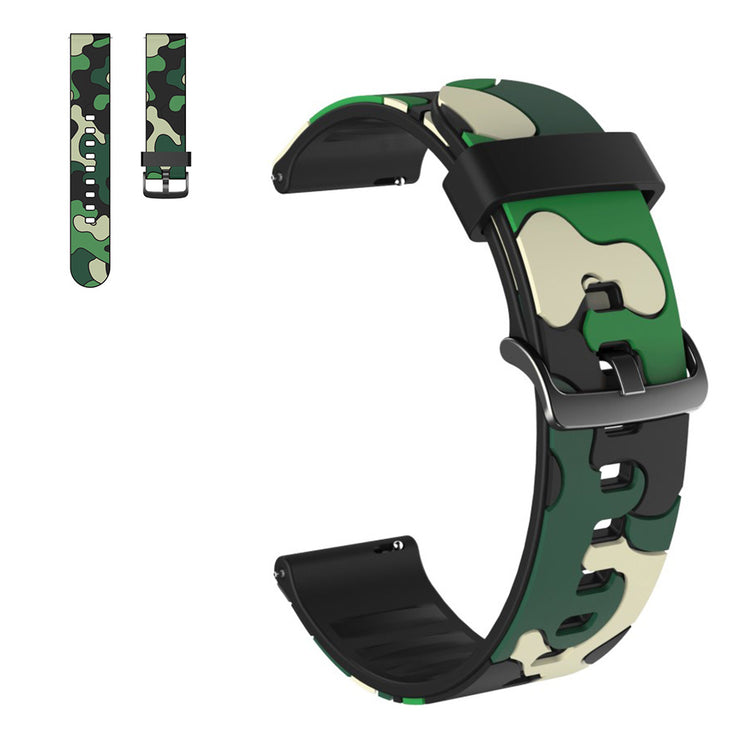 Camouflage theme watch band for your Huawei and Amazfit watch - Army Green#serie_2