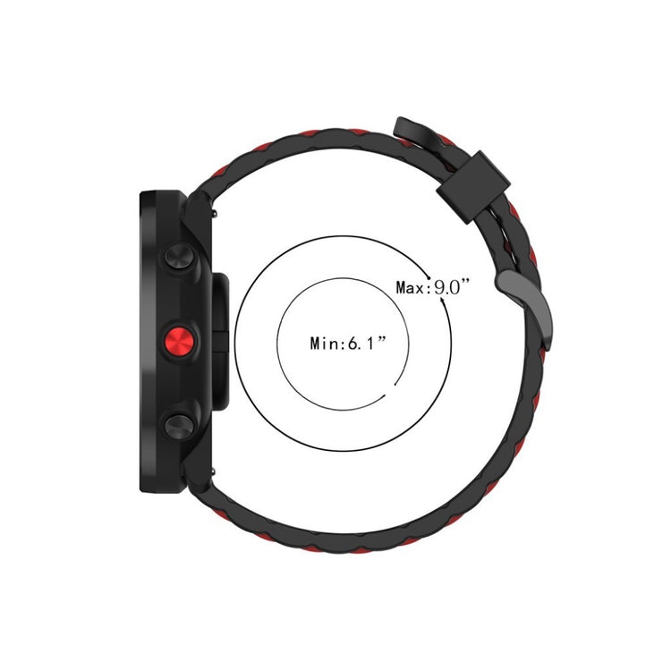 Glimrende Universal Silikone Rem - Sort#serie_1