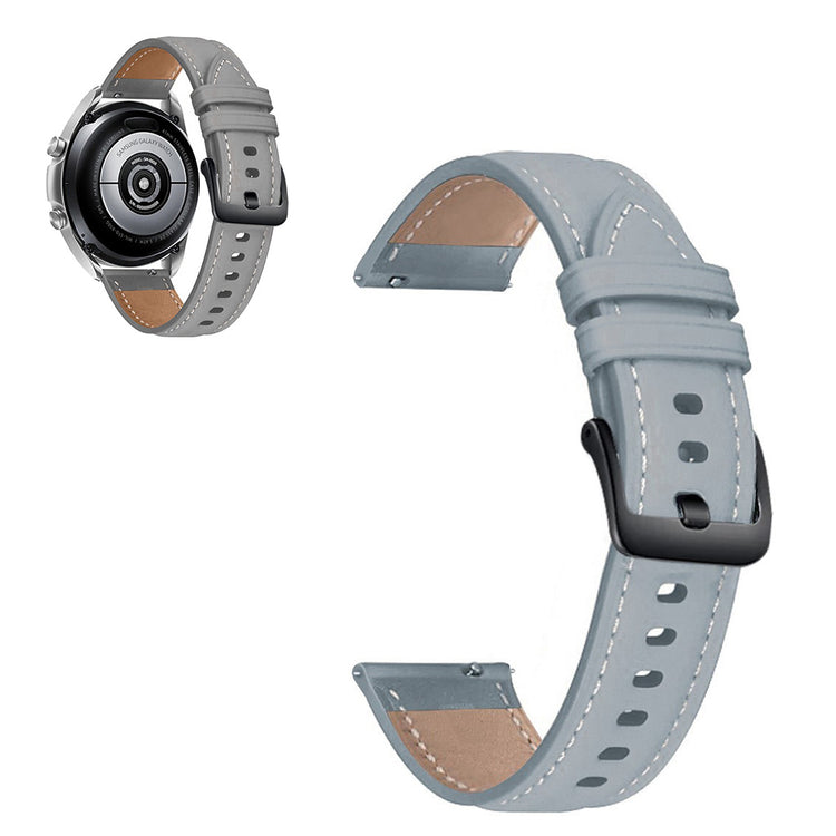 Universal cool genuine leather watch band - Grey#serie_2