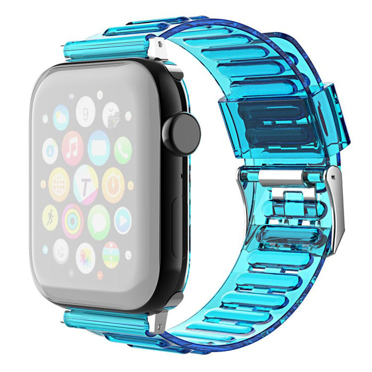Universal transparent style watch band - Blue#serie_4