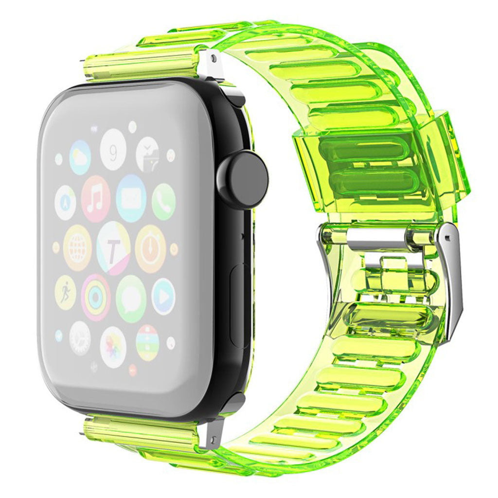 Universal transparent style watch band - Yellow#serie_5