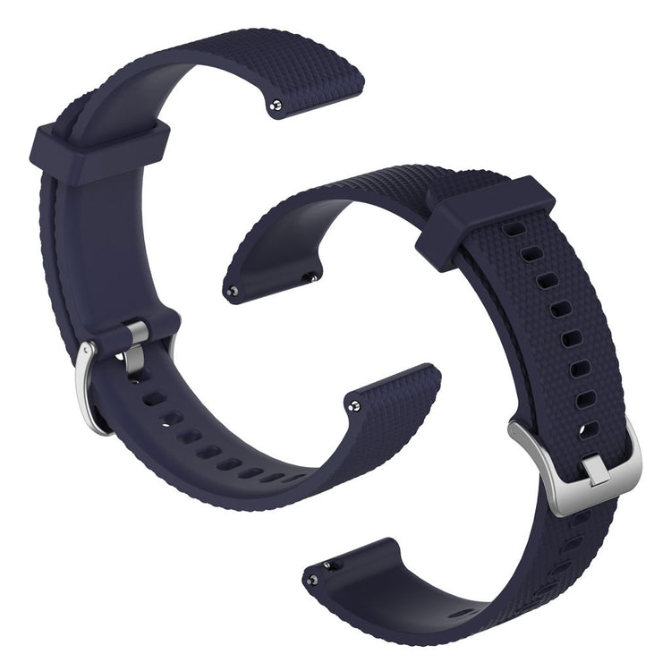 Universal textured silicone watch band - Navy Blue / Size: L#serie_3