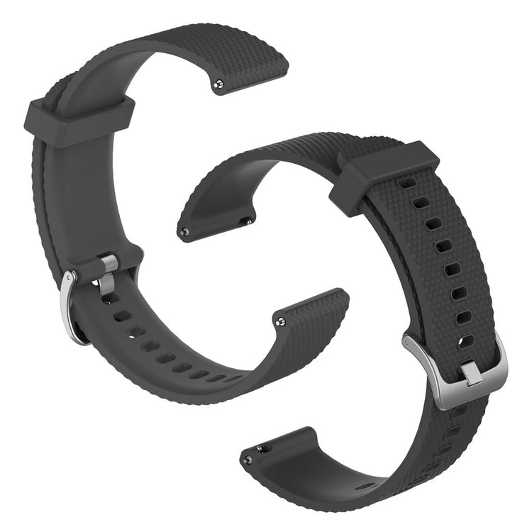 Universal textured silicone watch band - Grey / Size: L#serie_6