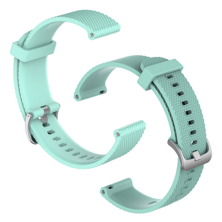 Universal textured silicone watch band - Teal Blue / Size: L#serie_8