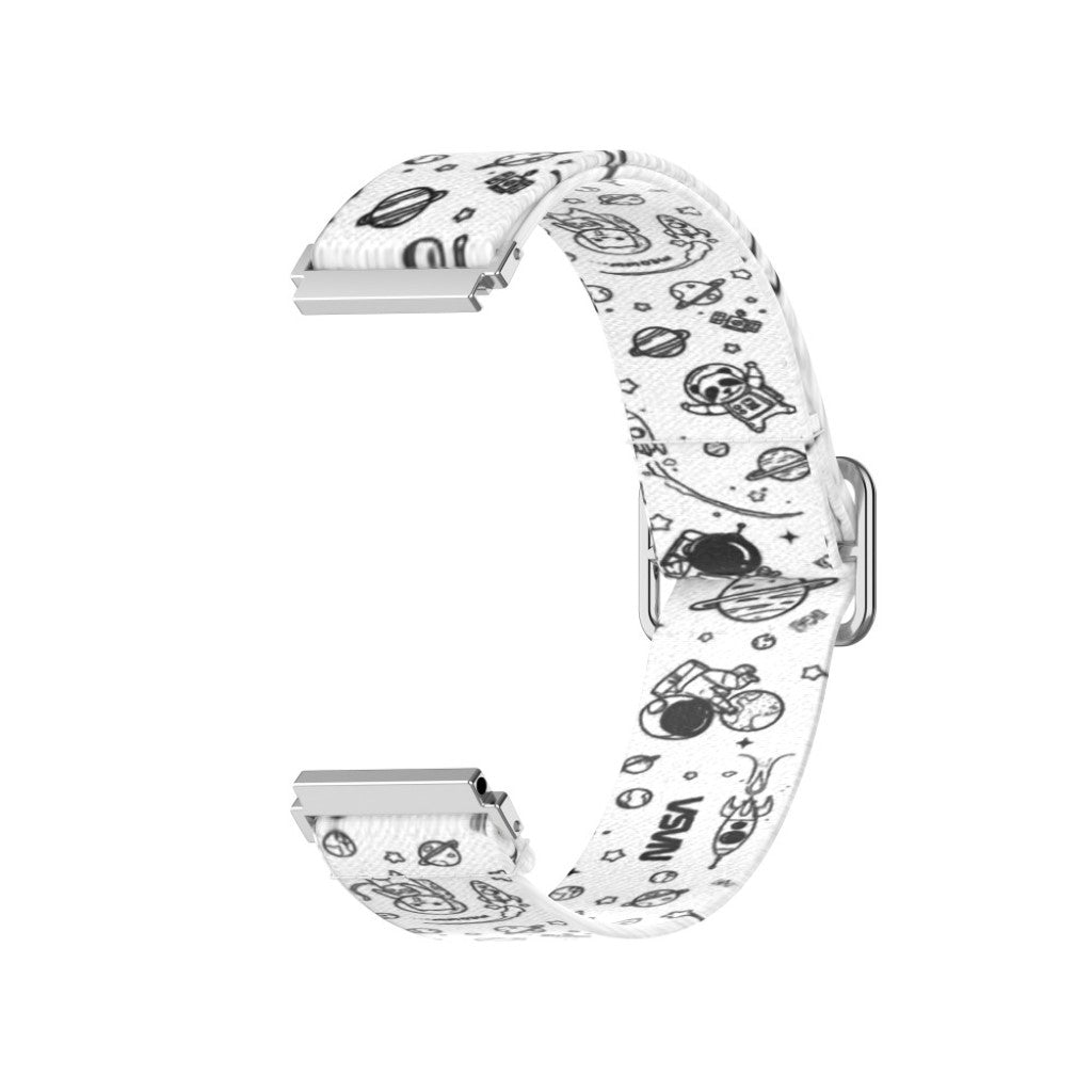 Mega kønt Universal Nylon Rem - Hvid#serie_12